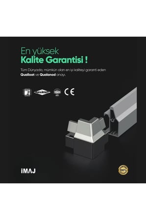 İmaj Banyo Methis Füme Cam  Duşakabin