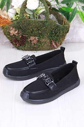 Fort 45-60 Toka Detaylı Rahat Hafif Triko Kadın Ayakkabı