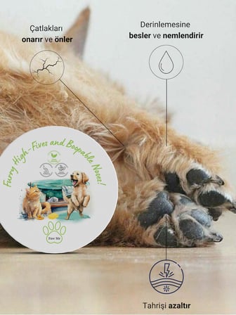  Kedi ve Köpek Pati Temizleme Köpüğü 150 ml – Durulama Gerektirmeyen Vegan Temizleme Köpüğü | Günlük Pati Hijyeni ve Pratik Bakım Desteği