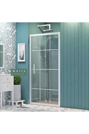 İmaj Banyo Legend White İki Duvar Arası 1 Sabit 1 Sürgü Duşakabin