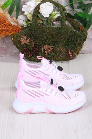 Fort 507051 Gossi Rahat Esnek Hafif Bağçıksız Tekstil Delikli Kız Çocuk Ayakkabı