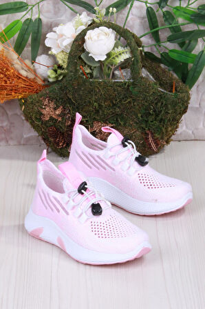 Fort 507051 Gossi Rahat Esnek Hafif Bağçıksız Tekstil Delikli Kız Çocuk Ayakkabı