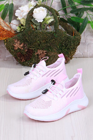 Fort 507051 Gossi Rahat Esnek Hafif Bağçıksız Tekstil Delikli Kız Çocuk Ayakkabı