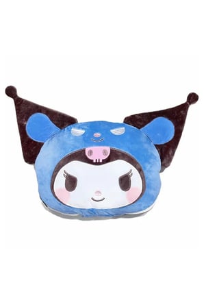 MINISO Sanrio Lisanslı Kuromi Yastık Battaniye – 2’si 1 Arada Dekoratif Yastık 