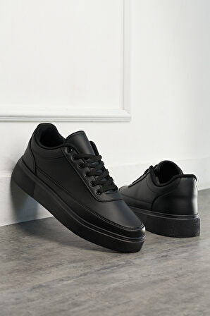 Günlük Siyah Beyaz Erkek Sneaker Ayakkabı