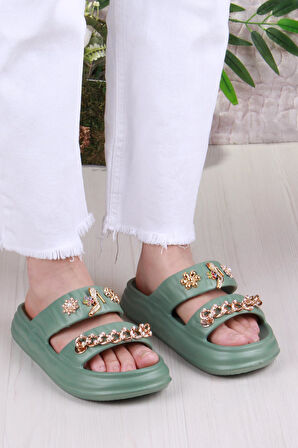 Fort Smx EZ5118 Plaj Deniz Havuz Terliği Hafif Rahat Esnek Kadın Terlik