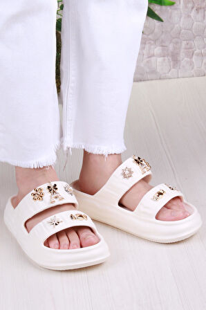 Fort Smx EZ5118 Plaj Deniz Havuz Terliği Hafif Rahat Esnek Kadın Terlik