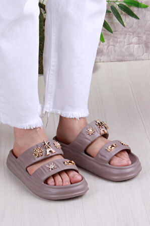 Fort Smx EZ5118 Plaj Deniz Havuz Terliği Hafif Rahat Esnek Kadın Terlik