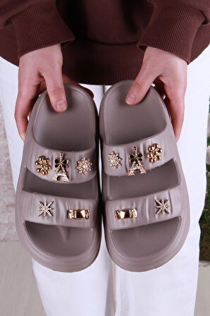 Fort Smx EZ5118 Plaj Deniz Havuz Terliği Hafif Rahat Esnek Kadın Terlik