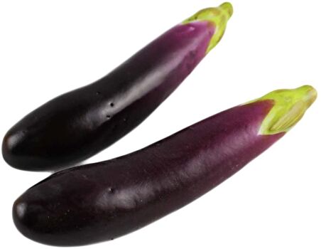 Yapay Sebze Patlıcan Aubergine 1adet 18*5cm