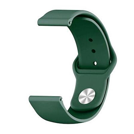 Oppo Watch 46mm 22mm Soft Silikon Kordon + Metal Kordon Dönüştürücü 