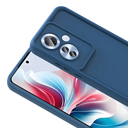 Oppo Reno 11F Kılıf Kamera Korumalı Ananas Silikon Kapak