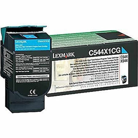 Lexmark C544X1CG Mavi Cyan Orjinal Toner C540 / C544