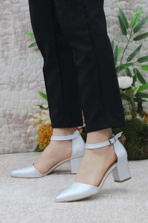 Mehmet Mete 422 Fashion Kalın Topuklu Kadın Ayakkabı