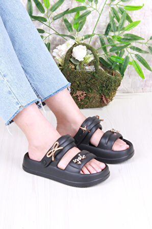 Fort E458 Günlük Plaj Deniz Havuz Terliği Hafif Rahat Esnek Kadın Terlik