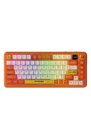AK820 MAX PLUS-Hot-Swap-Dinamik RGB Mekanik Oyun Klavyesi Avocado Switch-TFT Ekran