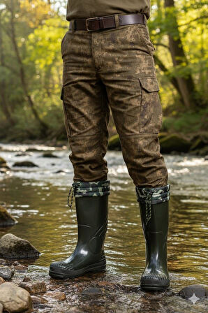 Fort 1198 Ulaş İçi Kürklü 33 Cm Uzunluk Pvc %100 Su Geçirmez Tarım Çiftçi Sulama İş Çizmesi