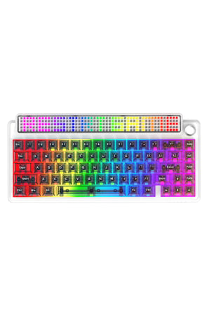 Pixel 68 Dot Matrix Ekranlı Kablolu ve Kablosuz 8000 Hz- 260 Led’li Mekanik Klavye-10.000 Mah Batarya