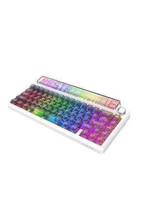 Pixel 68 Dot Matrix Ekranlı Kablolu ve Kablosuz 8000 Hz- 260 Led’li Mekanik Klavye-10.000 Mah Batarya