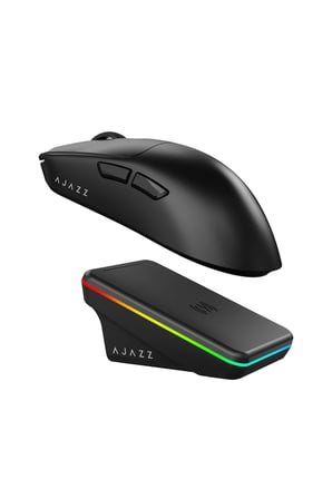 Aj200P NL AI Yapay Zeka Sesli Komut Destekli Near-Link Kablosuz Şarj Standlı Oyuncu Mouse