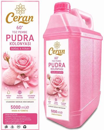 PUDRA KOLONYASI TOZ PEMBE 5 LİTRE