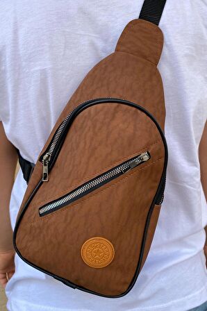 Unisex Çapraz Askılı Çanta Günlük Kullanıma Uygun 2 Bölmeli Unisex Spor Çanta