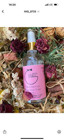 Gulumse Gül Suyu Tonik Cam Şişe 100 ml %100 Saf ve Doğal Sprey Başlıklı (Rose Water)