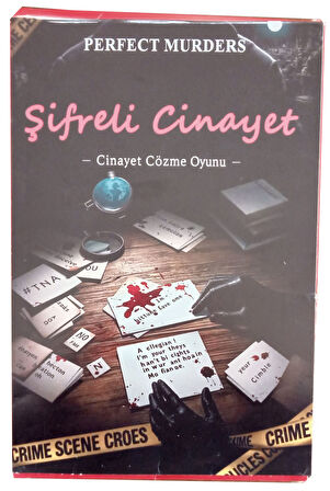 Şifreli Cinayet Perfect Murders Cinayet Çözme Oyunu