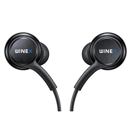 Global AKG Type-C Mikrofonlu Kablolu Kulaklık Siyah