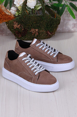 Fort 32539 Cnt Süet Suni Deri Kalın Taban Erkek Ayakkabı