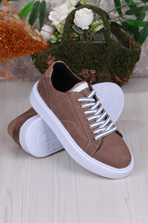 Fort 32539 Cnt Süet Suni Deri Kalın Taban Erkek Ayakkabı