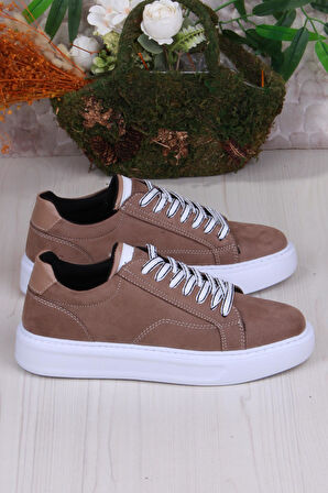 Fort 32539 Cnt Süet Suni Deri Kalın Taban Erkek Ayakkabı