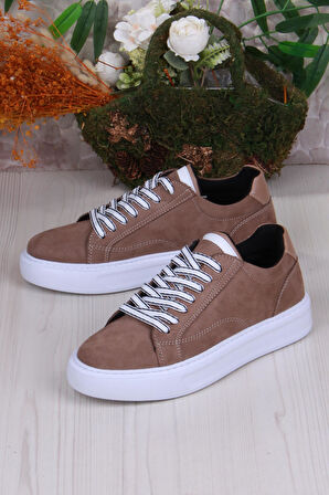 Fort 32539 Cnt Süet Suni Deri Kalın Taban Erkek Ayakkabı