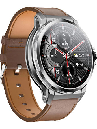 Kalobee Sk43 Akıllı saat Ultra kaliteli 3 kordonlu Amoled Ekran/Sesli görüşme/48mm Kasa/750mAh Pil