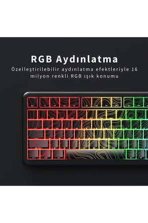 AK820 MAX HE Kablolu Mekanik Oyun Klavyesi, Rapid Trigger, RGB Aydınlatma, Hall Effect