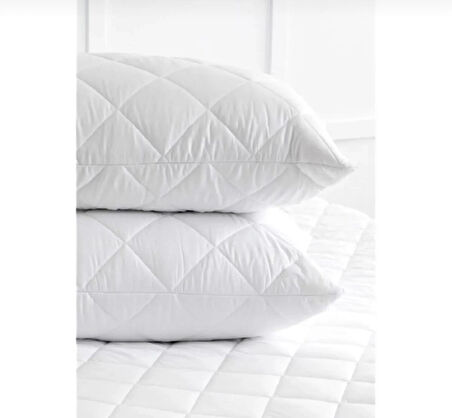4 Adet Yastık Koruyucu Alez Kapitoneli 50x70 Yastık Alezi Otel Alezi