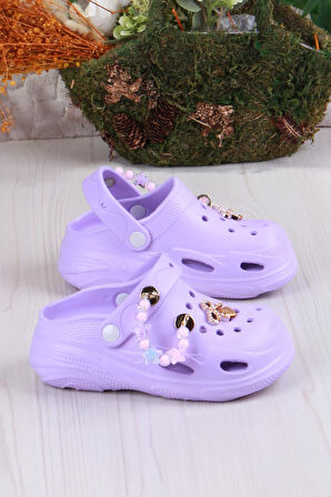 Fort Clx 6990 Plaj Deniz Havuz Terliği Hafif Rahat Esnek Kız Çocuk Terlik