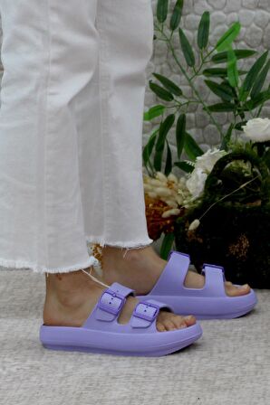 Mehmet Mete EZ0095 Plaj Deniz Havuz Terliği Hafif Rahat Esnek Kadın Terlik