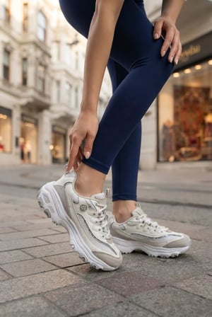 Fort 07387 Rahat Kalın Taban Sneaker Kadın Ayakkabı