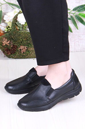 Mehmet Mete 32028 Anatomik Hafif Rahat Hakiki Deri Kadın Ayakkabı