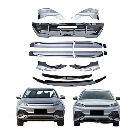 AUTOGP  Byd atto 3 body kit tampon ekleri seti pianoblack