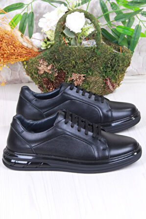 Mehmet Mete 42466 Rahat Hakiki Deri Sneaker Erkek Ayakkabı