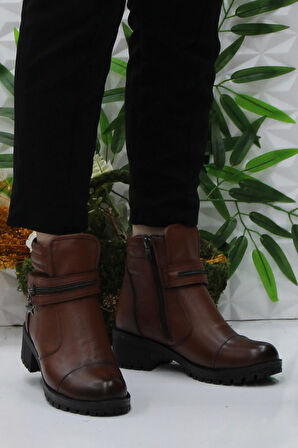 Mehmet Mete 42836 Taba Orijinal Hakiki Deri İçi Kürklü Kaymaz Taban Kadın Bot