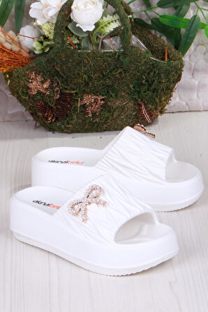 Fort E462 Günlük Plaj Deniz Havuz Terliği Hafif Rahat Esnek Kadın Terlik