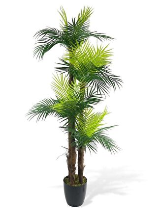 Yapay Ağaç Palmiye 4Katlı 165cm Salon Çiçeği Yapay Çiçek