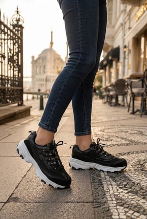Fort 07387 Rahat Kalın Taban Sneaker Kadın Ayakkabı