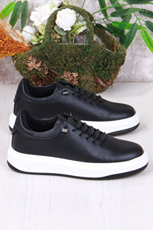 Fort 07404 Cnt Cilt Suni Deri Latikli Bağçıklı Kalın Taban Erkek Ayakkabı