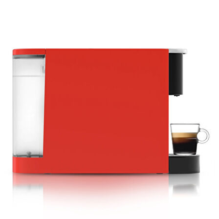 Ox-pro Kırmızı Espresso Kapsül Kahve Makinesi