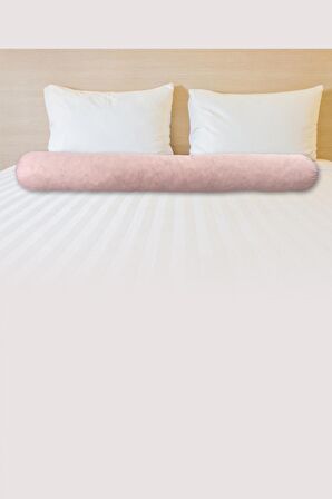 XPERMATE Sarılma Yastığı , Uyku Yastığı , Bacak Arası Yastığı Silindir 150x20 cm Pembe