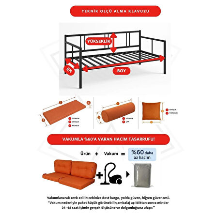 Özel Ölçü Palet Minderi Bahçe İç Ve Dış Mekan Minder Koltuk Minder 40x150 45x155 50x160